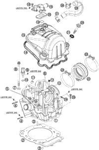 KTM COUNTER SHAFT REP. KIT 50 SX ON DEMAND 2021 50 SX MINI Engine 00050000948