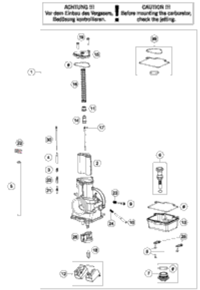 KTM Injector right cpl. 2020 300 XC-W TPI 55641023044