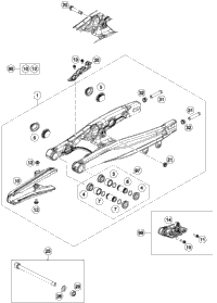 KTM RIM FRONT 14''X1,6 BLACK  2009 2009 2016 65 SX 4620907000030