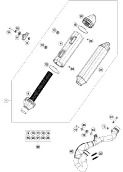KTM EXHAUST VALVE 2014 350 EXCF 77236031100