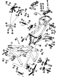 KTM BRAKE-CALIPER SUPPORT 2012 1190 RC8R TRACK 6901307500001
