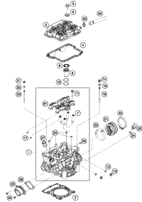 KTM ROLLER FREE WHEEL 2013 250 EXC-F 77240026000
