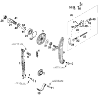 KTM ROCKER ARM INTAKE CPL. 1995 350 SC 58036060644