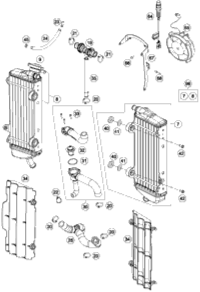 KTM CAMSHAFT INTAKE 2015 350 XC-F 77236009000