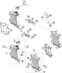 KTM FUEL TANK CPL. 50SX MINI 2009 2009 2015 50 SX MINI 4520701313330