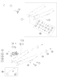 KTM FUEL TANK CPL. 50SX MINI 2009 2009 2011 50 SX Mini 4520701313330