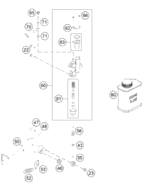 KTM FUEL TANK CPL. 50SX MINI 2009 2009 2013 50 SX Mini 4520701313330
