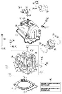 KTM FUEL INJECTOR ASSY SET 2019 690 ENDURO R 76041023044