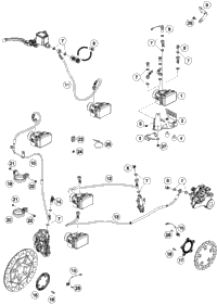 KTM TOP TRIPLE CLAMP 54MM 2016 690 ENDURO R 7650103403133