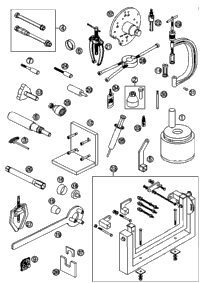 KTM GASKET SET LC4      2007 2007 2014 690 Duke Black 75030099000