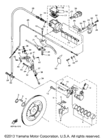 Spring, Torsion 1997 VMAX 600 XTC (REVERSE) (VX600XTCRA) 90508-291B2-00