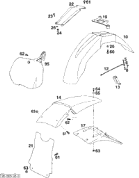 KTM FRONT RIM 1,6X21'' DID 1998 125 MXC 54609070200 KTM FRONT RIM 1,6X21'' DID 1998 125 MXC 54609070200