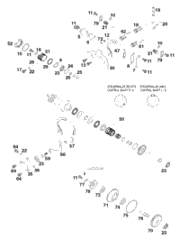 KTM CENTRIFUGAL TIMER CPL. 125'98 1999 125 SXS 50337050044