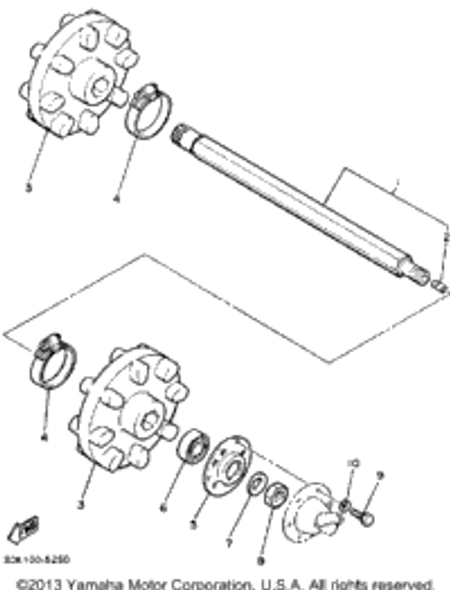 Washer, Seal 1985 XL-V (XL540J) 90210-10004-00