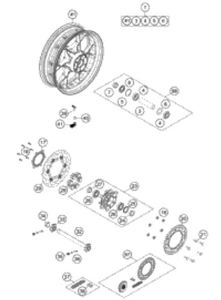 KTM CRANKSHAFT REP. KIT As Required 2018 350 EXC-F 00050002316