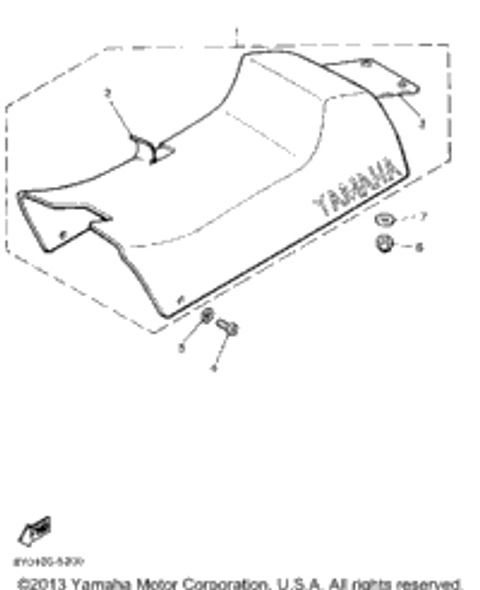 Washer, Plate 1985 SRV (SR540J) 90201-063J2-00