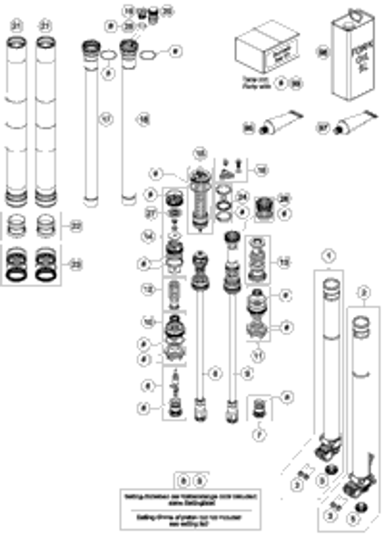 KTM Compression cpl. 2018 125 SX 48601485S