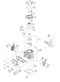 KTM Fuel Tank 2021 150 SX Chassis 5050701300030
