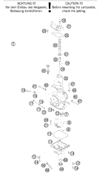 KTM THROTTLE VALVE 7 FOR 38 PJ '00 00 (As required) 2012 150 SX 54631035000
