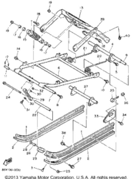 Bolt 1990 SNOSCOOT (ELEC START) (SV80EP) 90109-10771-00