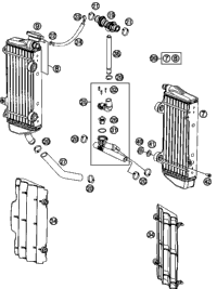 KTM INTERMEDIATE FLANGE 250/300 07 07 2015 300 XCW SIXDAYS 54837001200