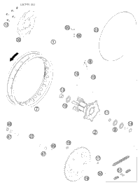 KTM STATOR 65/85 SX      2003 2007 85 SX 19/16 46139004000