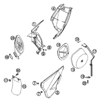 KTM REAR WHEEL HUB CPL.60/65 2000 2000 2014 65 SX 46010010144