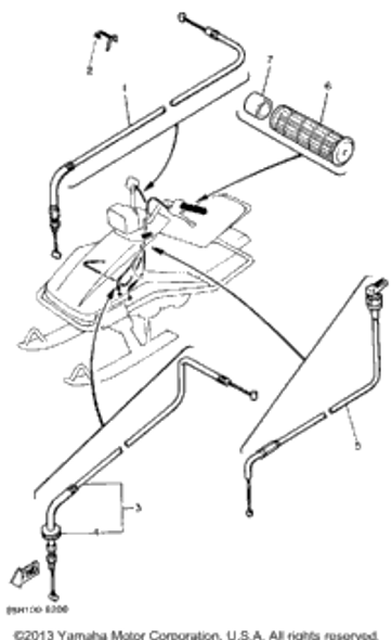 Clamp 1988 SNOSCOOT (SV80M) 90465-10189-00