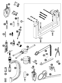 KTM INTERN.BEAR.PULLER 5-7 MM 2005 450 EXC Racing 15112018200
