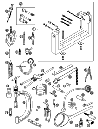 KTM INTERN.BEAR.PULLER 5-7 MM 2007 450 EXC 15112018200