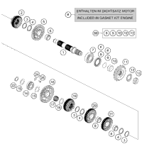 KTM DRIVETRAIN KIT 51/14 ON DEMAND 2022 250 SX-F FACTORY Edition Chassis 00050002076