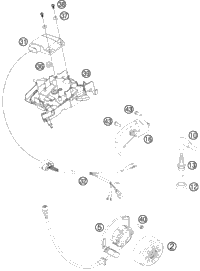 KTM CDI control unit 150 19 2020 150 SX 51739031000