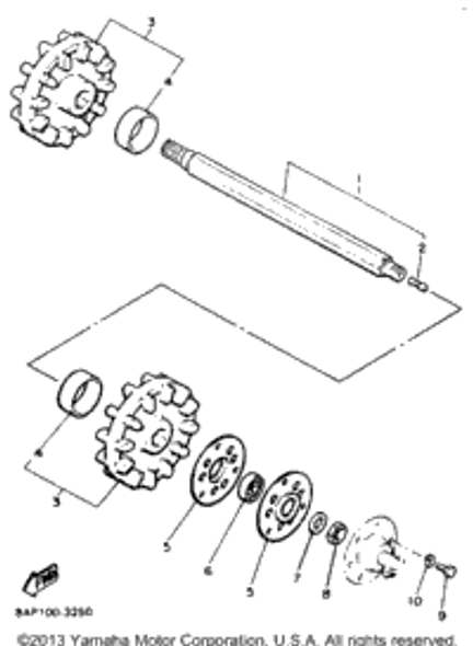 Washer, Conical Spring 1993 VENTURE GT (VT480GTT) 90208-22001-00