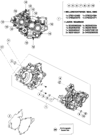 KTM RADIATOR RIGHT 17 2018 250 EXC-F 50435008100