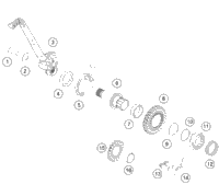 KTM RADIATOR RIGHT 17 2017 300 XC 50435008100