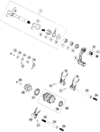 KTM RADIATOR RIGHT 17 2017 350 XC-F 50435008100