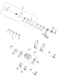 KTM RADIATOR RIGHT 17 2017 250 XC-F 50435008100
