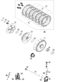 KTM RADIATOR RIGHT 16 2016 125 SX 50435008000