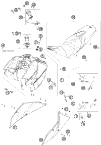 KTM BRAKE DISC FRONT 320MM 2021 690 SMC R Chassis 75009160000