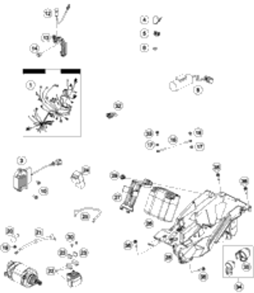 KTM E-Starter Engine cpl. 2019 690 SMC-R 76640001000