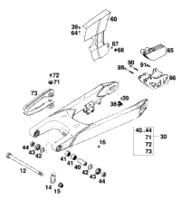 KTM FRONT RIM 1,6X21'' EXCEL AL4 2002 125 SX 54609070100