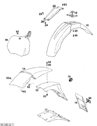 KTM FRONT RIM 1,6X21'' EXCEL AL4 2002 300 SX 54609070100