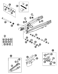 KTM FRONT RIM 1,6X21'' EXCEL AL4 1997 360 SX 54609070100