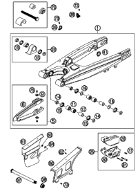 KTM FRONT RIM 1,6X21'' EXCEL AL4 1994 250 EXC 54609070100