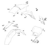 KTM FRONT RIM 1,6X21'' EXCEL AL4 1997 300 EGS 54609070100