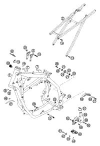 KTM PISTON II CPL.64MM 200 2000 2002 125 EXC 52330007100 II
