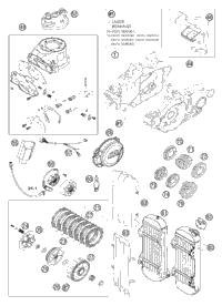 KTM CLUTCH KIT 200 EXC 09-12 09 2010 150 XC 50332010110