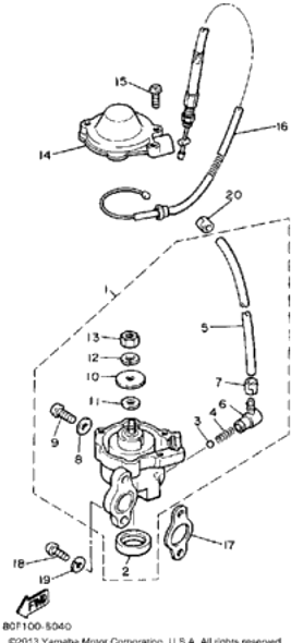 Shim (T=05) UR1987 BRAVO (BR250L) 137-13137-00-05