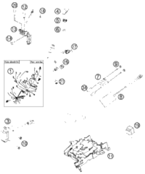 KTM BOT.TRIP.CL.CPL X=20MM/D=60MM 2003 300 MXC 59001132120