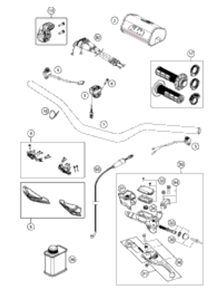 KTM SUBFRAME         2016 2016 2017 250 EXC-F 79003002000